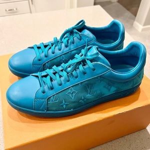 Louis Vuitton Virgil Abloh limited edition mesh Luxembourg sneakers mens size 10